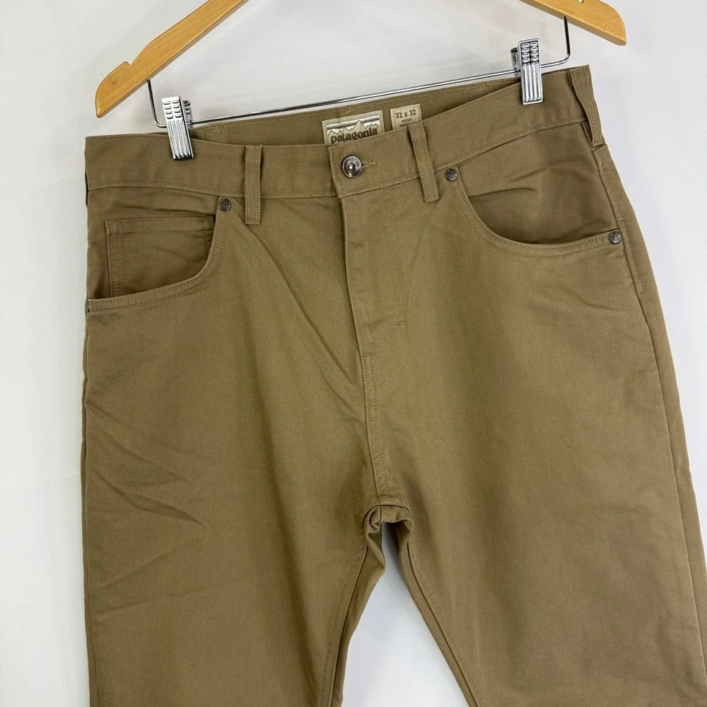 Patagonia Iron Clad Straight Fit Canvas Pants Mens 32x32 Khaki 56491 2023